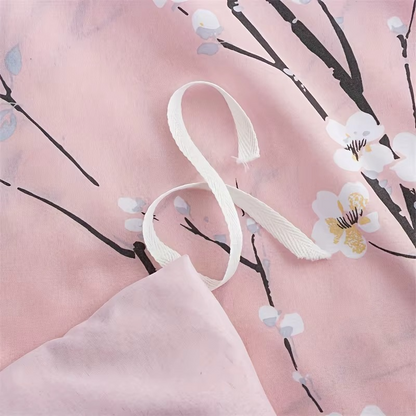 Sakura Spring Pink Duvet Cover Set