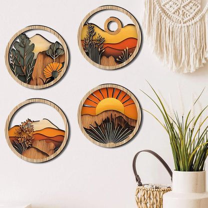Whispers of the Sunset Wall Art Collection (4Pcs)