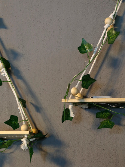 GlowLeaf Triangle Shelf