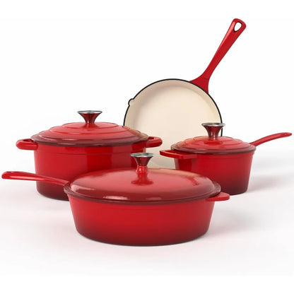 CrimsonCore Heirloom™ 7-Piece Cast Iron Set