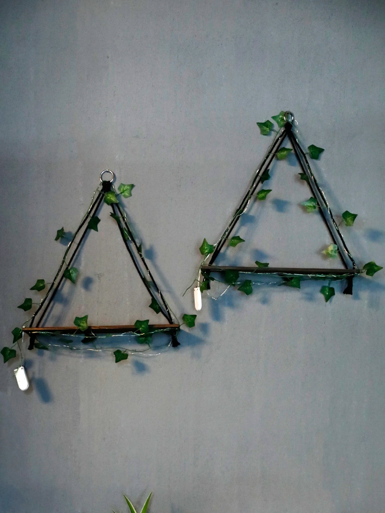 GlowLeaf Triangle Shelf