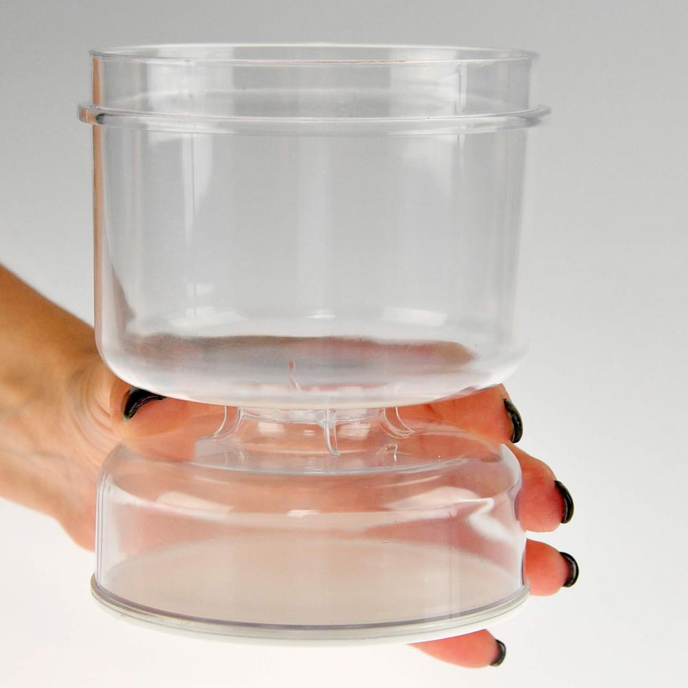 Hourglass-Shaped Flip Jars