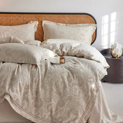 Whisper Fern Jacquard Duvet Set