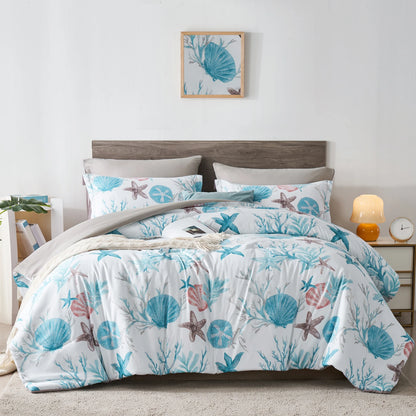 Coral Tide Starfish Bedding Set