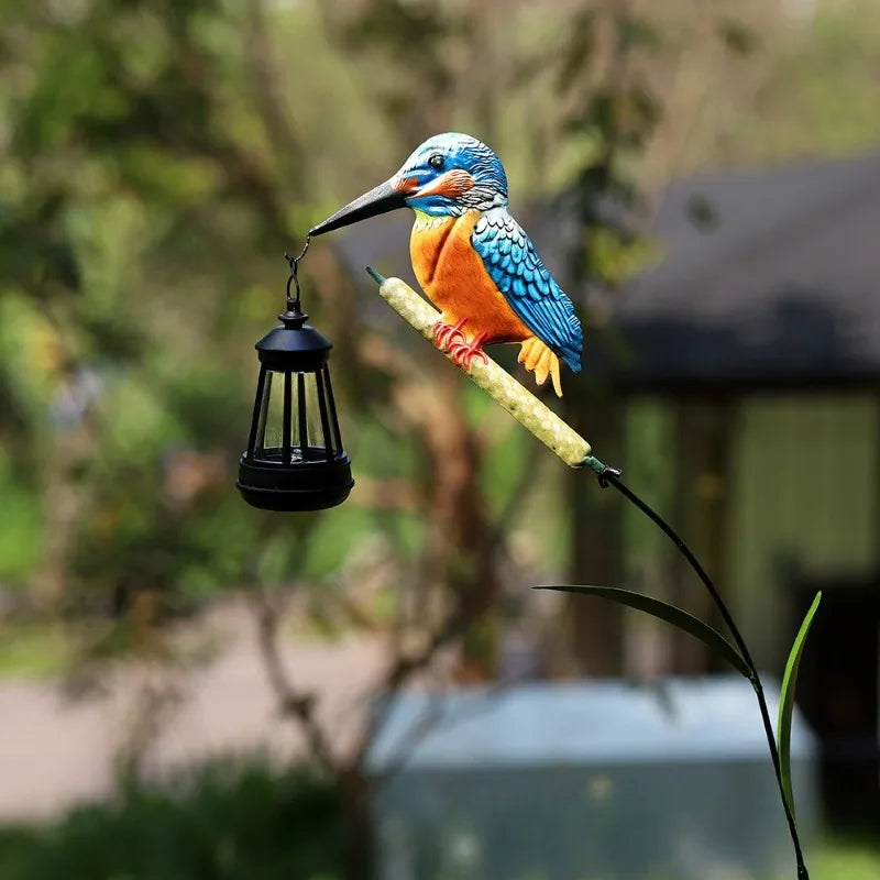 AviGlow Kingfisher Garden Light