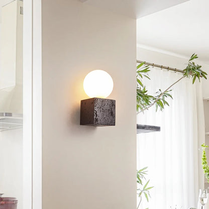Luna Block Sconce Light