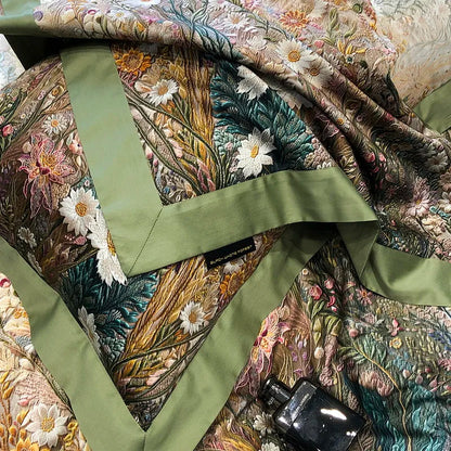 Verdant Bloom 600TC Egyptian Cotton Duvet Set