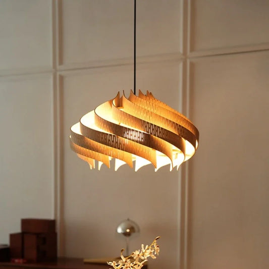 Crescent Swirl Pendant Light