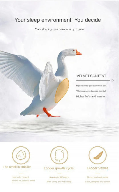 CALORA Temperature-Controlled Goose Down Quilt