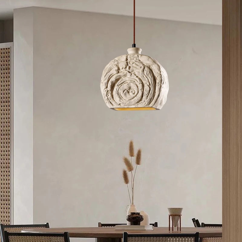 Industrial Round Shell Shape Pendant Light