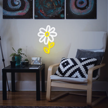 Cute Daisy Neon Light