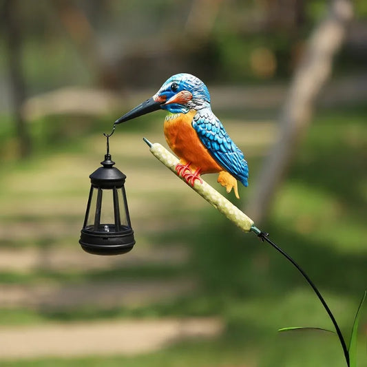AviGlow Kingfisher Garden Light