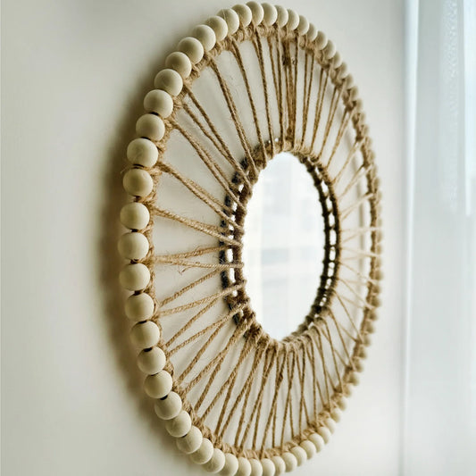 Lafite Beadweave Wall Mirror