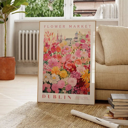Dublin Flower Market Wall Art