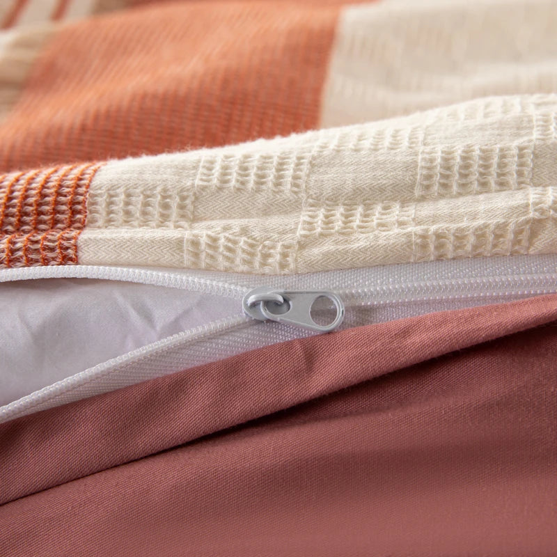 NORDÉLLE Cotton Stripe Duvet Cover Set