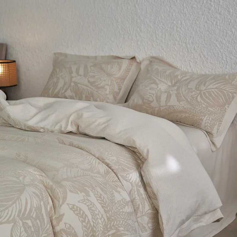 Whisper Fern Jacquard Duvet Set