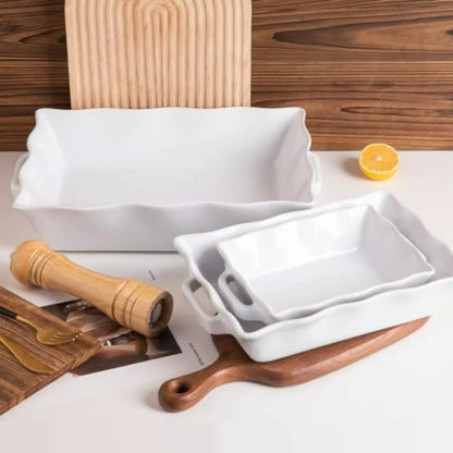 WaveForm Elegance™ Ceramic Bakeware Set