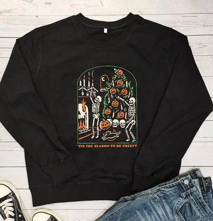 TIS THE SEASON TO BE CREEPY Sweatshirt