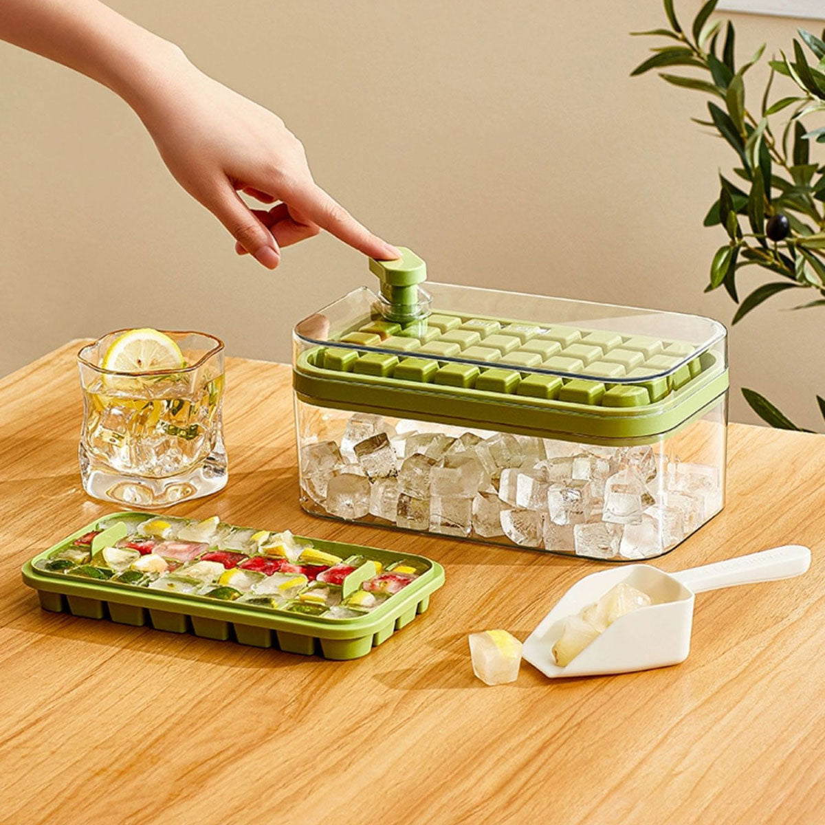 32 Grid Silicone Ice Cube Tray