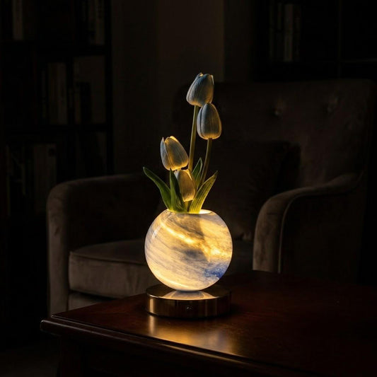 LumiTulip Glow Planet Lamp