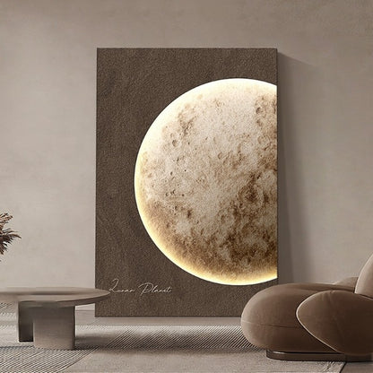 Luminus Sandstone Moon Wall Art