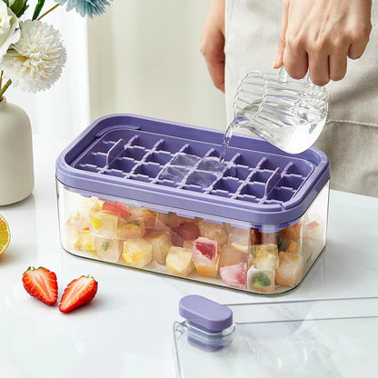 32 Grid Silicone Ice Cube Tray