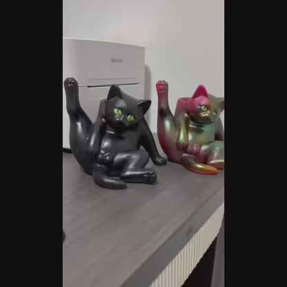 The Flexible Feline Planter