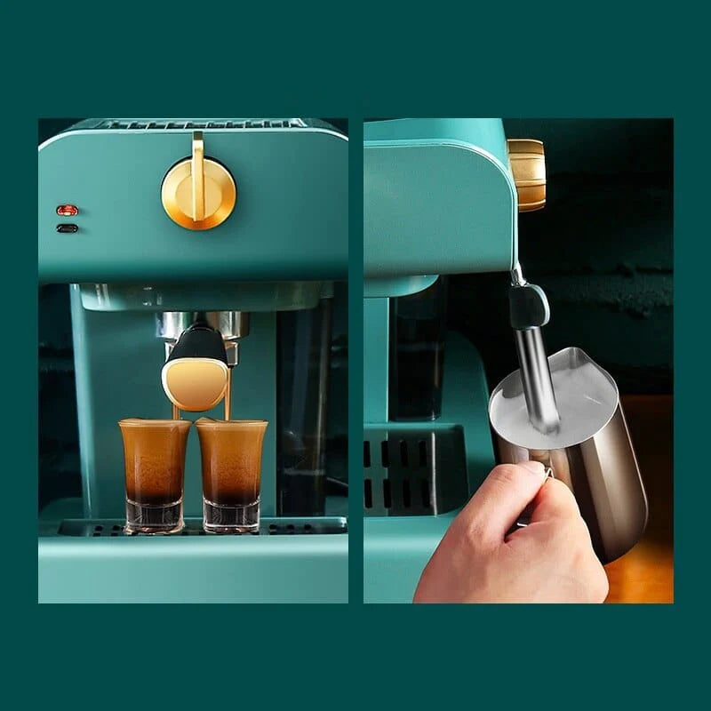 0.8L Ukiah Espresso Coffee Machine Blackbrdstore