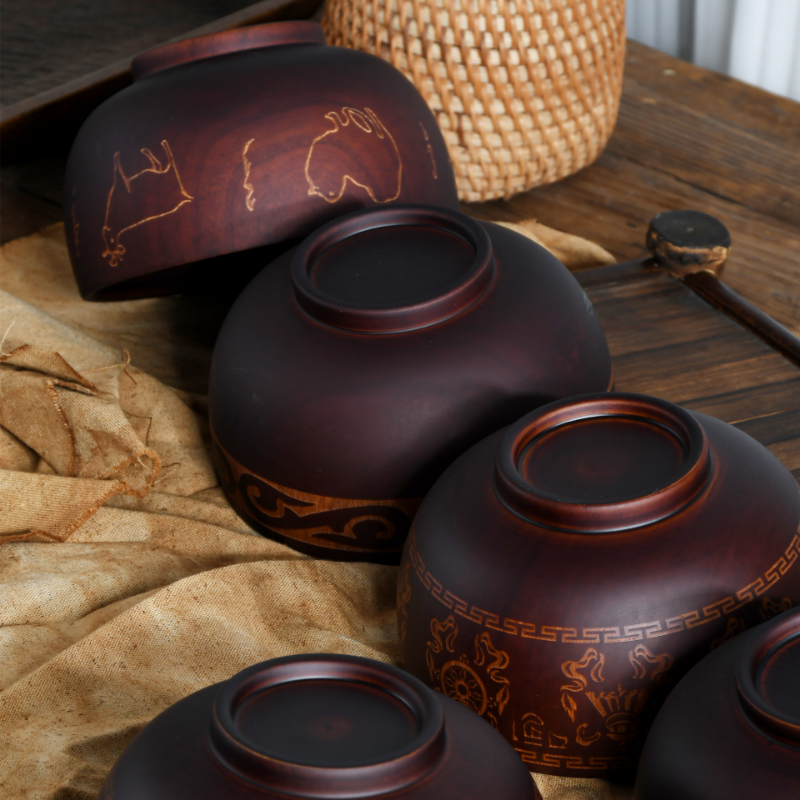 Ethnic Wooden Bowl