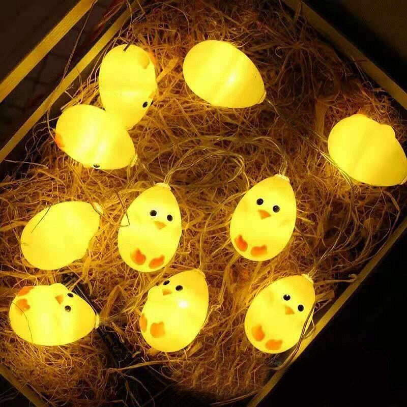 1.5M Easter Baby Chicken LED String Light Blackbrdstore