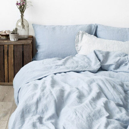 Pure French Washed Linen Duvet Cover