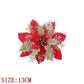 10pcs Artificial Christmas Flowers Tree Decor Blackbrdstore