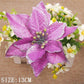 10pcs Artificial Christmas Flowers Tree Decor Blackbrdstore