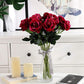 10pcs Silk Roses Blackbrdstore