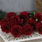 10pcs Silk Roses Blackbrdstore