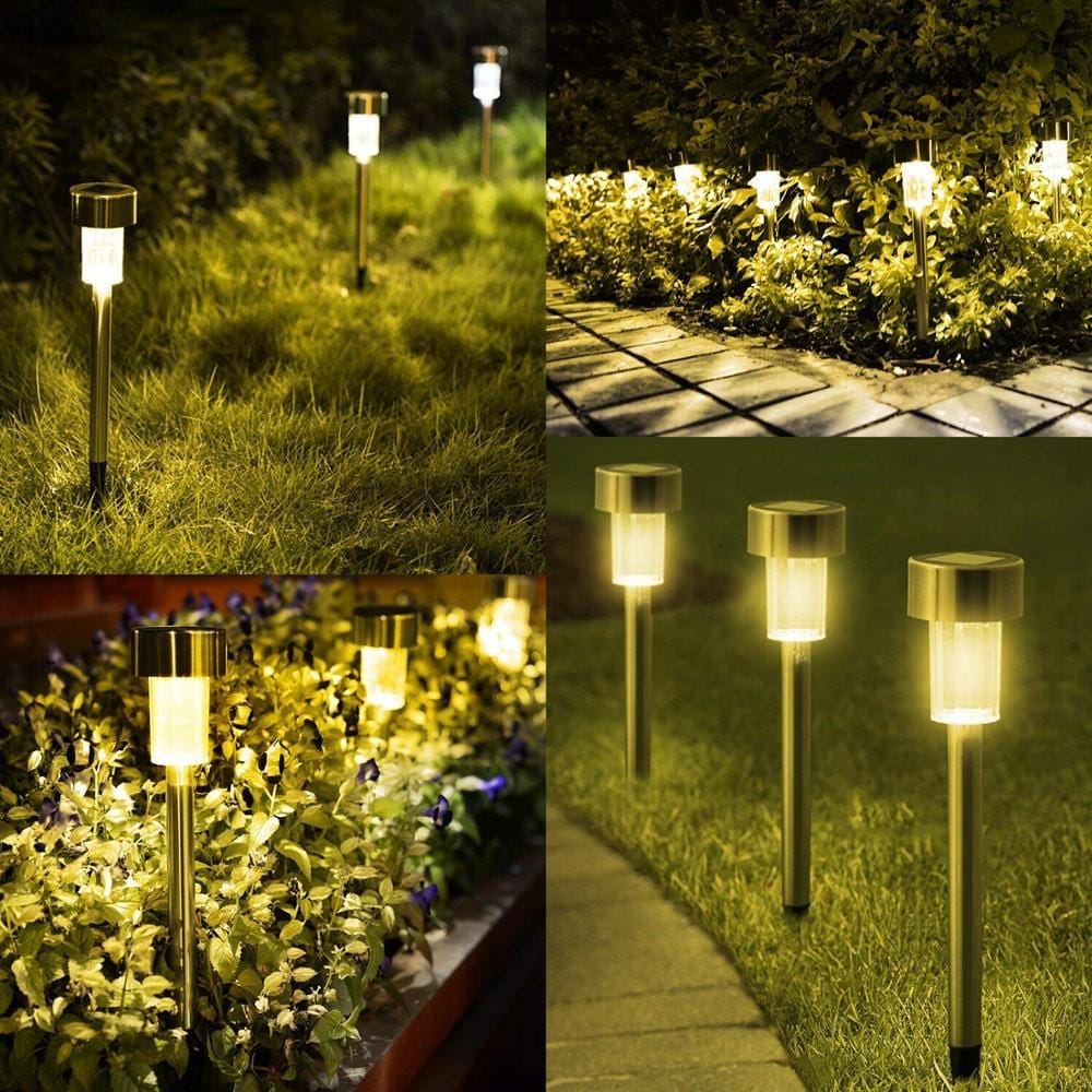 12Pcs LED Solar Garden Powered Lamp Blackbrdstore