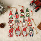 12pcs Wooden Gnomes Tree Hanging  Set Blackbrdstore