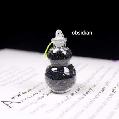 1pc Natural Crystal Wishing Bottle Blackbrdstore