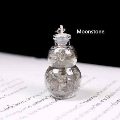 1pc Natural Crystal Wishing Bottle Blackbrdstore