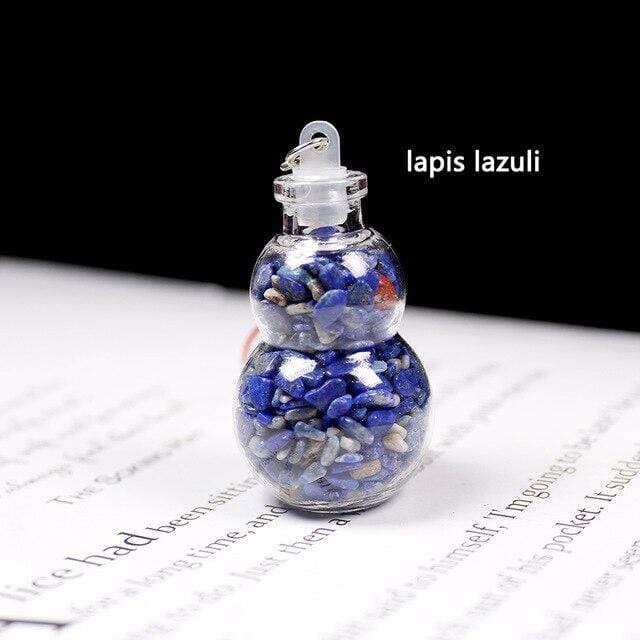 1pc Natural Crystal Wishing Bottle Blackbrdstore