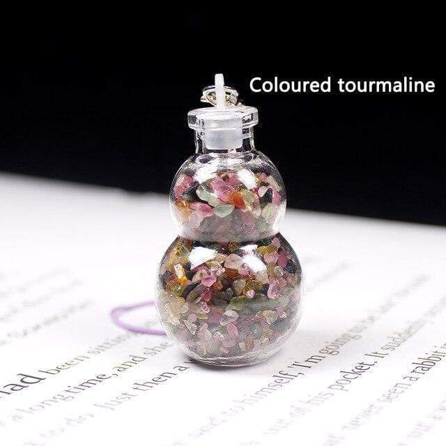 1pc Natural Crystal Wishing Bottle Blackbrdstore