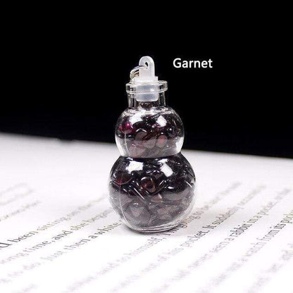 1pc Natural Crystal Wishing Bottle Blackbrdstore