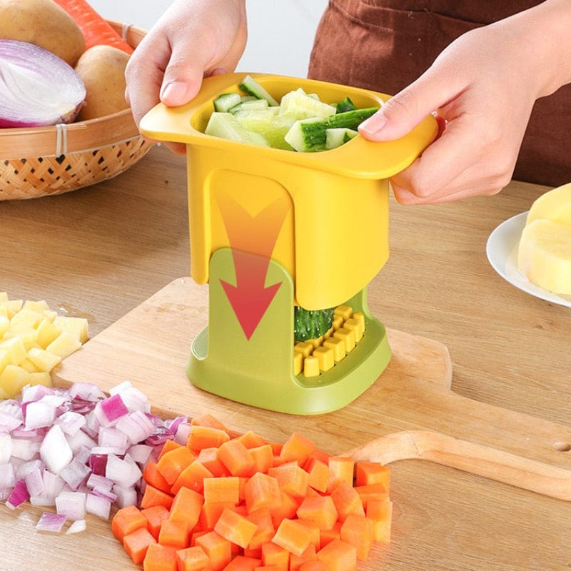 2-in-1 Vegetable Chopper Dicing & Slitting Blackbrdstore