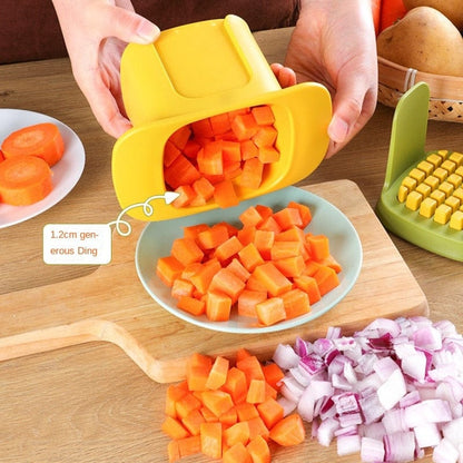 2-in-1 Vegetable Chopper Dicing & Slitting Blackbrdstore