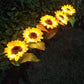 2pcs Solar LED Sunflower Blackbrdstore