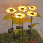 2pcs Solar LED Sunflower Blackbrdstore