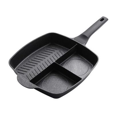 3-in-1 Non Stick Frying Pan Blackbrdstore