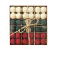 36pcs Wool Christmas Tree Balls Blackbrdstore