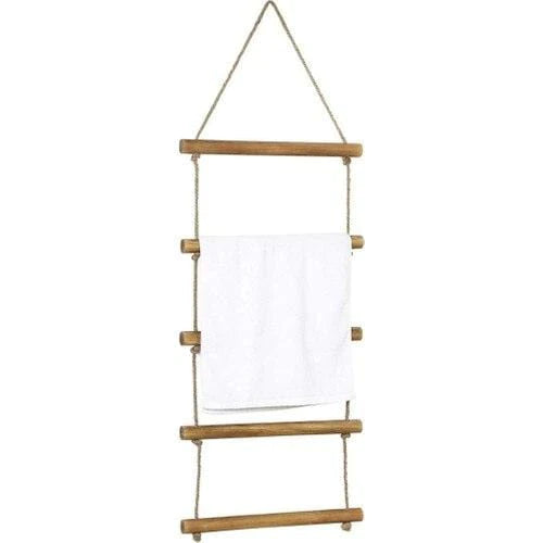 5 Tiers Towel Ladder Hanger Blackbrdstore