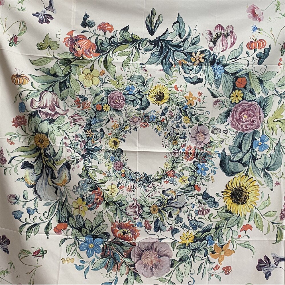 Cirlce Of Flowers Tapestry